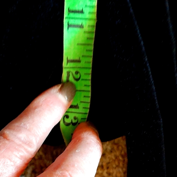 WHBM - THE LEGGING - Beautiful black velvet-like leggings for women - Size: L - Picture 9 of 10